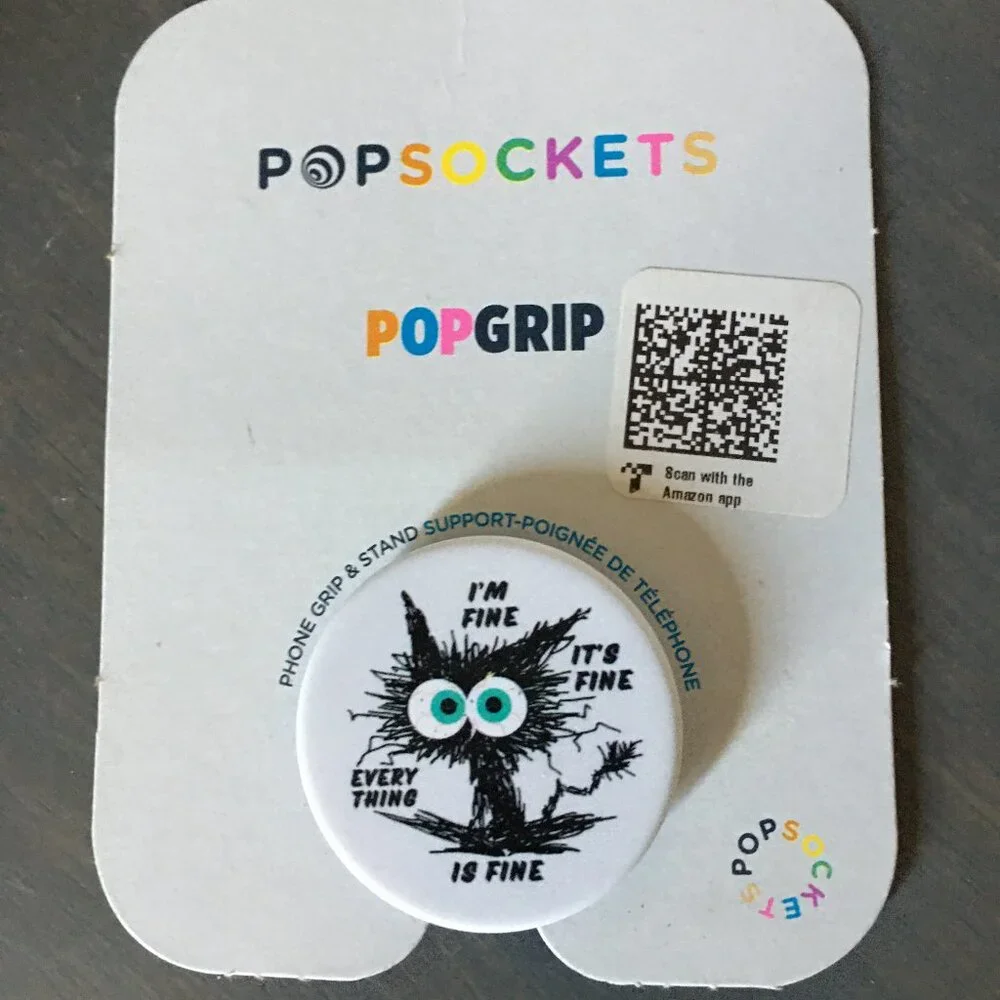 Funny Cat Lovers Pop-Up Socket Grip Standard
